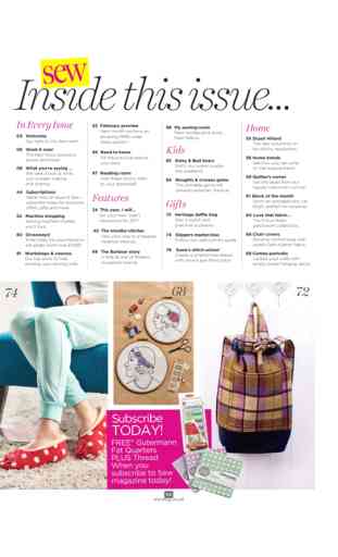 Sew Magazine – your complete guide to sewing, stitching and embroidery 3