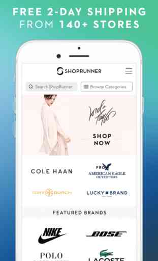 ShopRunner: Free 2-Day Shipping from 140+ Stores 1
