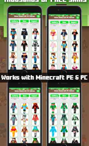 Skins Minecraft PE & PC Edition - Girls Boys Skins 1