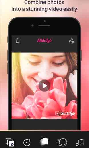 SlideLab - Add Music to Photos & Slideshow Editor 1