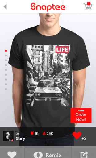 Snaptee - Design & Print Custom T-shirt 1