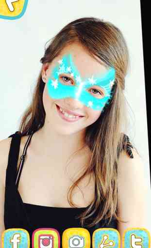 Sticker Face Painting Mask Game – Create Funny and Scary Picture.s for iPhone 4