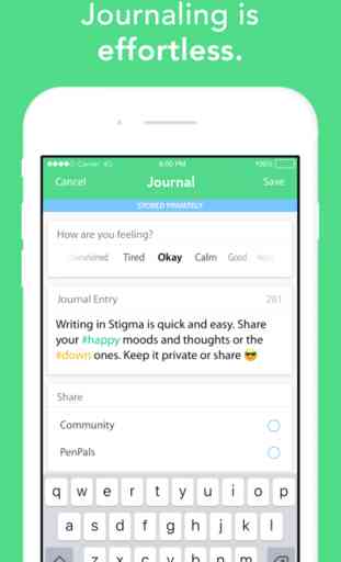Stigma · Personal Journal, Diary & Mood Tracker 3