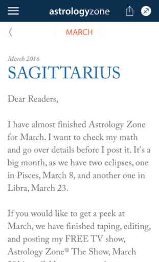 Susan Miller's Astrology Zone 3