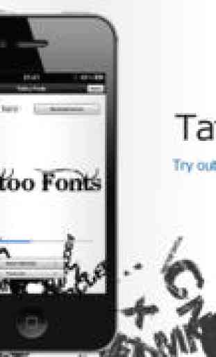 Tattoo Fonts - design your text tattoo 1
