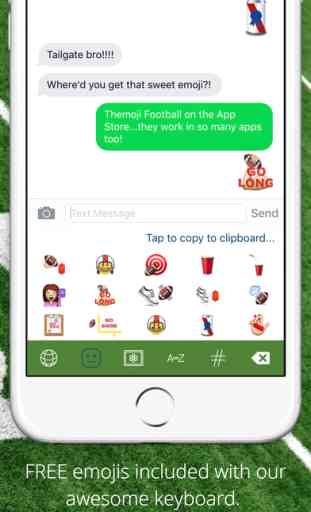 Themoji - Football Emoji GIF & Fantasy Football with College Sports Keyboard 2