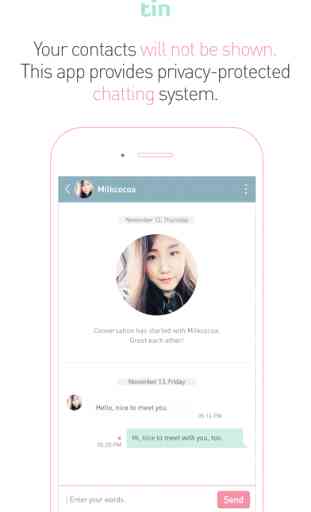 Tin - Free Online Dating App , Chat Room 3