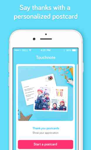 Touchnote: The best postcards & greeting cards app 3