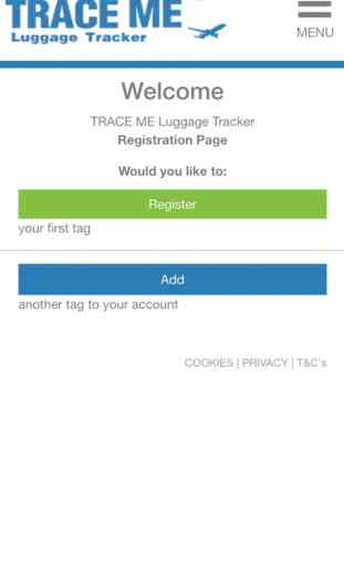 Trace Me Luggage Tracker 2