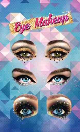 Trendy Eye Jewel & Strass Makeup - Picture Frame.s 3