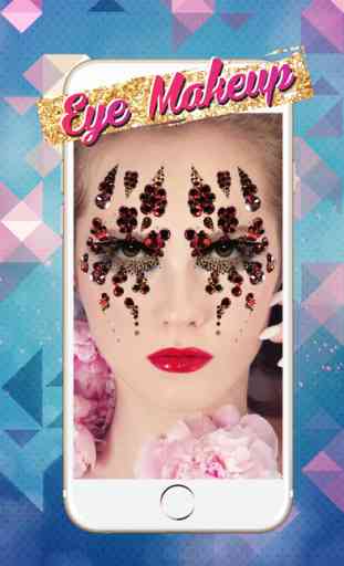 Trendy Eye Jewel & Strass Makeup - Picture Frame.s 4