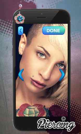 Virtual Piercing.s Sticker Studio - Hot Body Art Photo Montage App for Cool Makeover 2