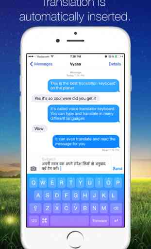 Voice Translation Keyboard Free - Translate text with a fancy language translator app, create color themes and more 2