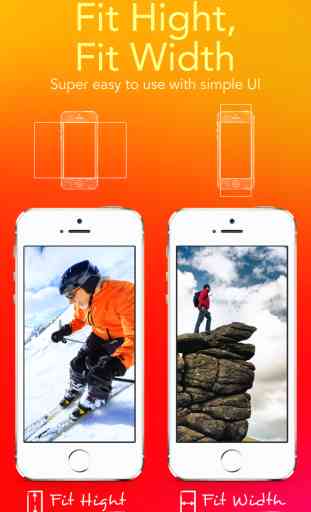 Wallpaper Fit - Custom Background Wallpaper and Lock Screen from Your Photo Picture and Image for iOS 7 2