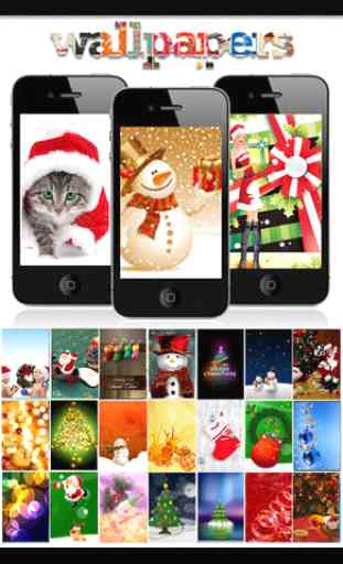 Wallpaper For Xmas(HD) Free - Background, Home Screen, Shelves & Icon Skin 1