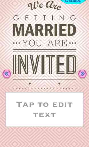 Wedding Invitation Maker – Create Beautiful e.Cards and Custom Invitations for Wedding Party 3
