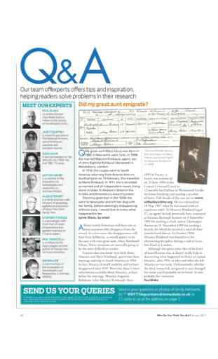 Who Do You Think You Are? Magazine - genealogy advice, family history, ancestry, trace your past 4