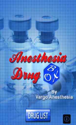 Anesthesia Drug Box 1