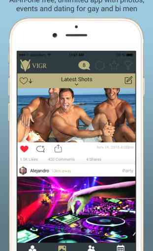 VIGR –A new free social messenger for gay & Bi men 4