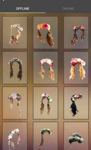 Wedding Flower Crown Hairstyle Photo Editor 3
