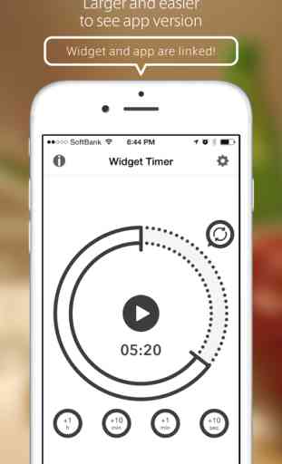 Widget Timer - Simple Kitchen Timer for Notification Center 4