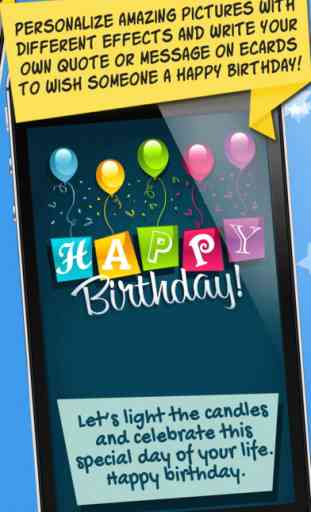 Wish A Happy B-Day – Birthday Greeting Card Maker 3
