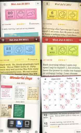 Wonderful Days Free - Diary with Style 3