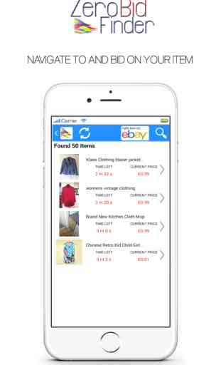 Zero Bid Finder for eBay Free - Shop, Buy & Save! 3