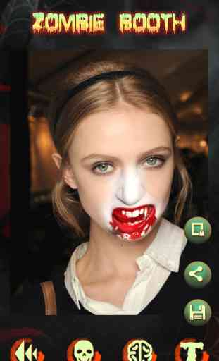 Zombie Face Camera - You Halloween Makeup Maker 2