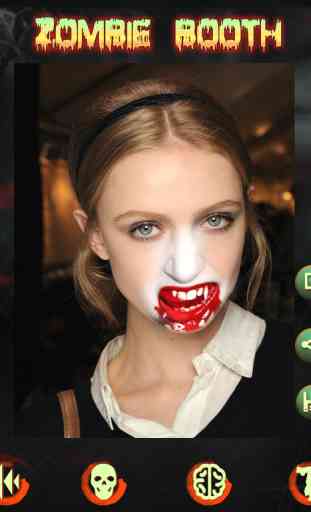 Zombie Face Camera - You Halloween Makeup Maker 3