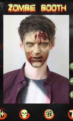 Zombie Face Camera - You Halloween Makeup Maker 4
