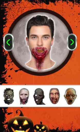 Zombie Face Makeup Horror Booth - Picture Frame.s 3