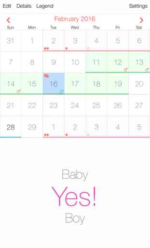 Ovulation Calendar & Fertility Calculator - Menstrual Tracker to Get Pregnant in Period 1
