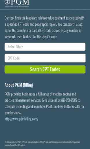 CPT Code Fee Search Tool 1