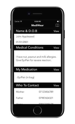 MediWear: Medical ID For Apple Watch 1