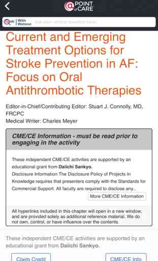 Stroke Prevention in Afib @Point of Care™ 3