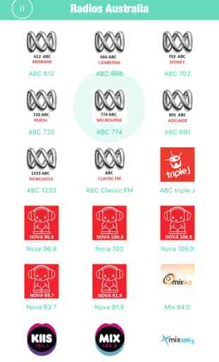 Australia Radios (Radio Aussie FM) - Include ABC Classic, SBS Radio, Nova FM, triple j 1