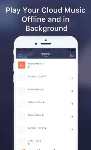 Cloud Music Player Free -  Offline and Background Player & Playlist Manager for Dropbox and Google Drive 1