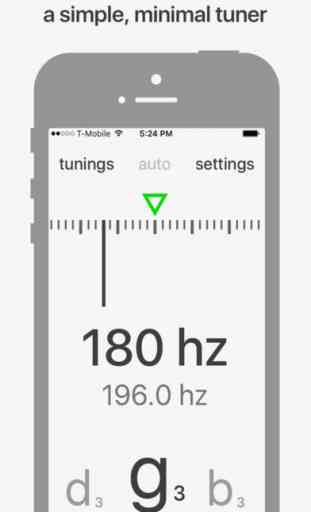 Fine Tuner - Chromatic Tuner for Guitar, Bass, Violin, Banjo, Ukulele, and more! 1