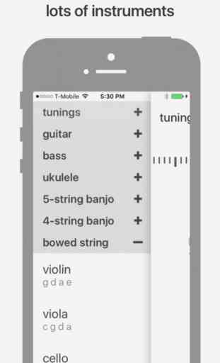 Fine Tuner - Chromatic Tuner for Guitar, Bass, Violin, Banjo, Ukulele, and more! 4