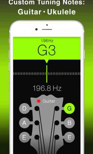 Free Guitar and String Instruments Chromatic Tuner with Tone Generator - Apple Watch Edition 4