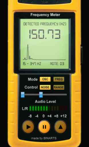 Frequency Meter PRO - Professional tool, Scans frequency from your speaker in REAL TIME, Tune your guitar, piano or scan your voice 1