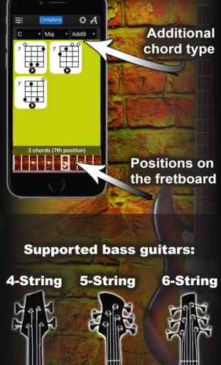 Bass Chords Compass Lite - learn the chord charts 4