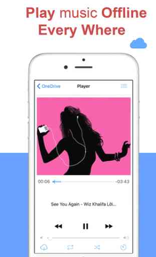 Free Music -  Player & Streamer  for Dropbox, OneDrive & Google Drive 4