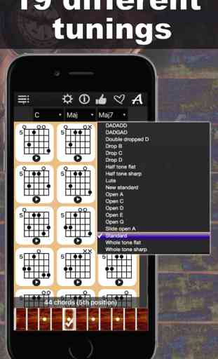 Guitar Chords Compass - learn the chord charts & play them 2