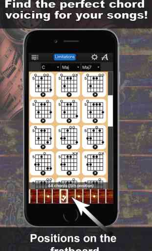 Guitar Chords Compass Lite - learn the chord charts & play them 4
