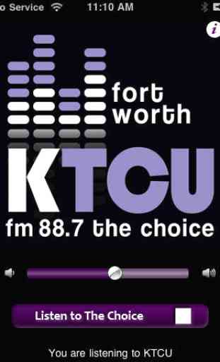 KTCU FM 88.7 / The Choice 1