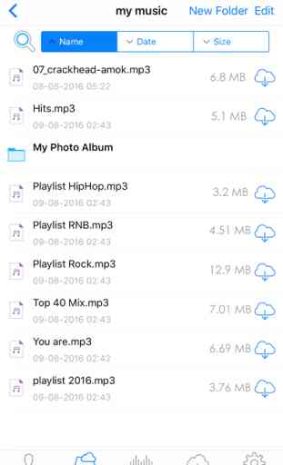 Music & Video manager plus playlist creator for Dropbox 2