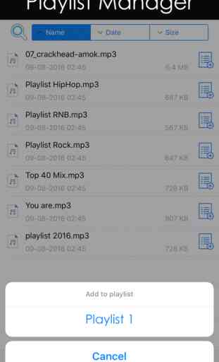 Music & Video manager plus playlist creator for Dropbox 3