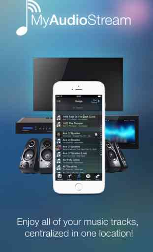MyAudioStream Lite UPnP audio player and streamer 1